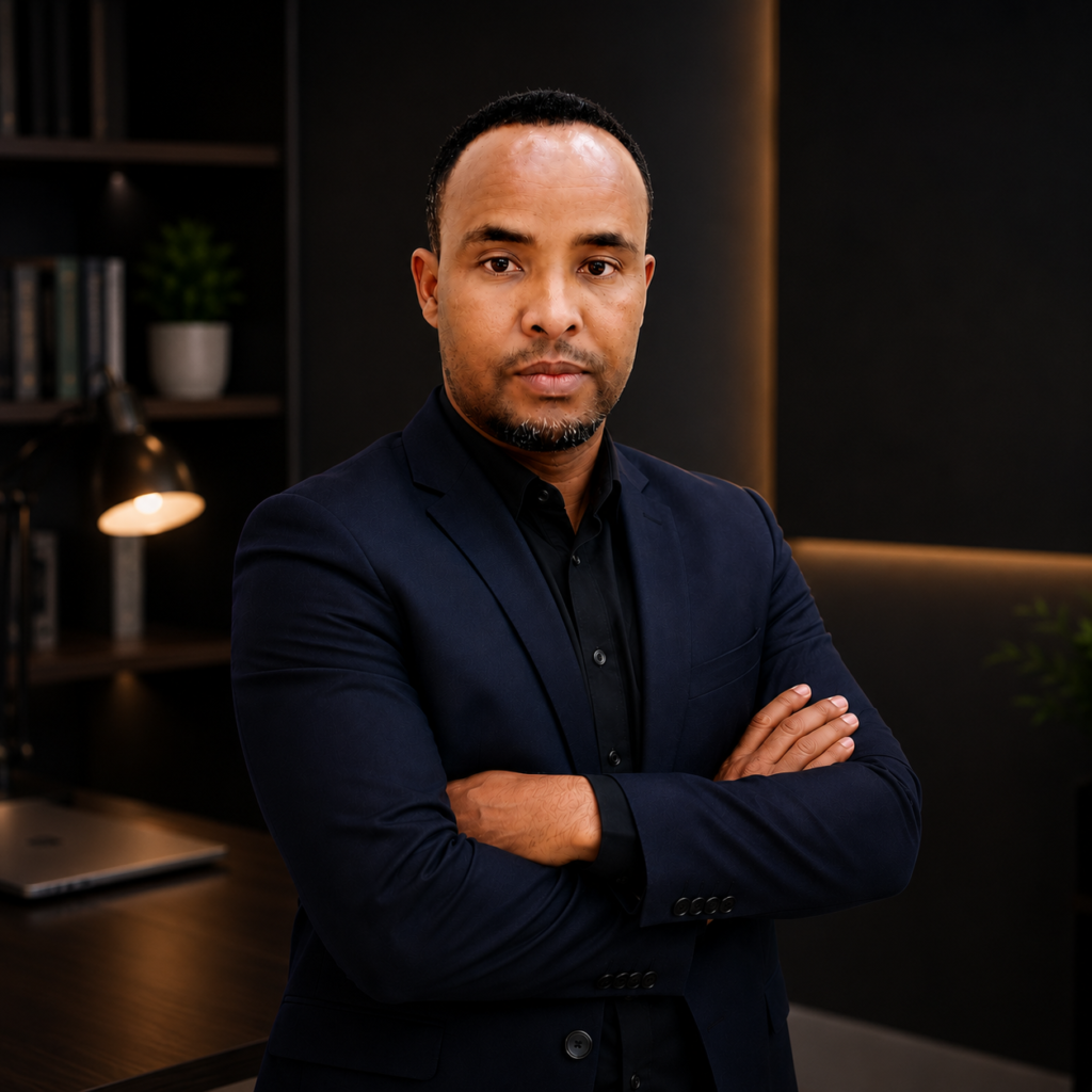 Abdirizak Mahamed, web designer and brand identity specialist